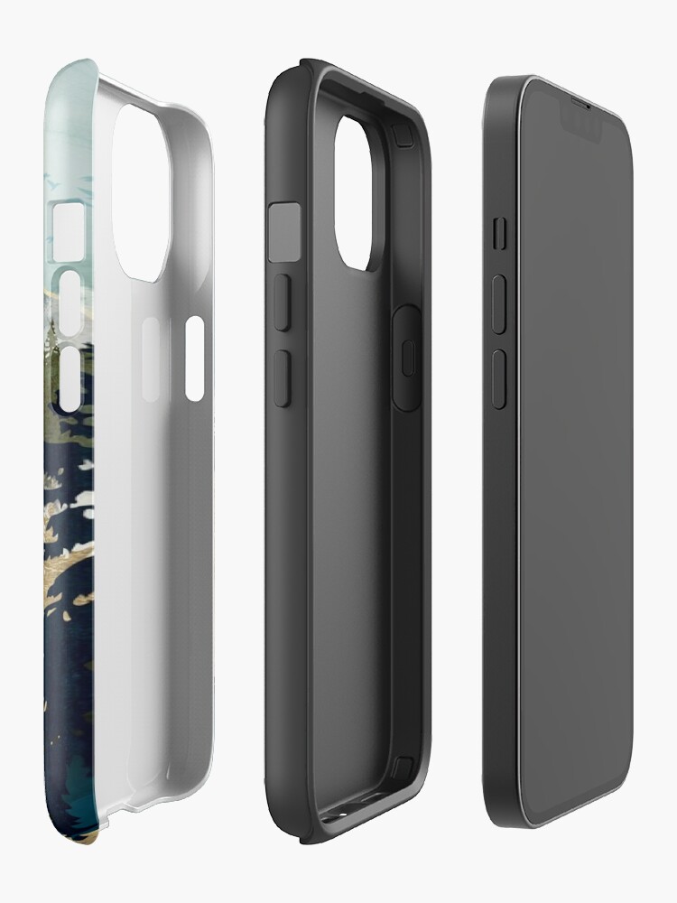 Alternate view of Misty Pines iPhone Case
