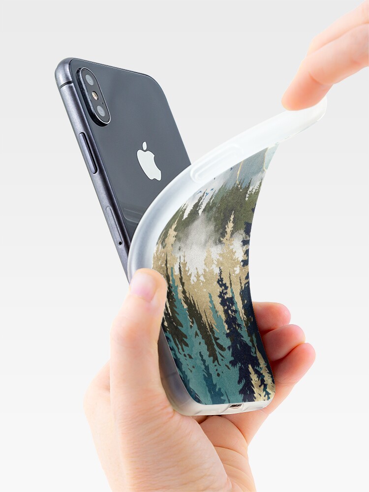 Alternate view of Misty Pines iPhone Case & Cover