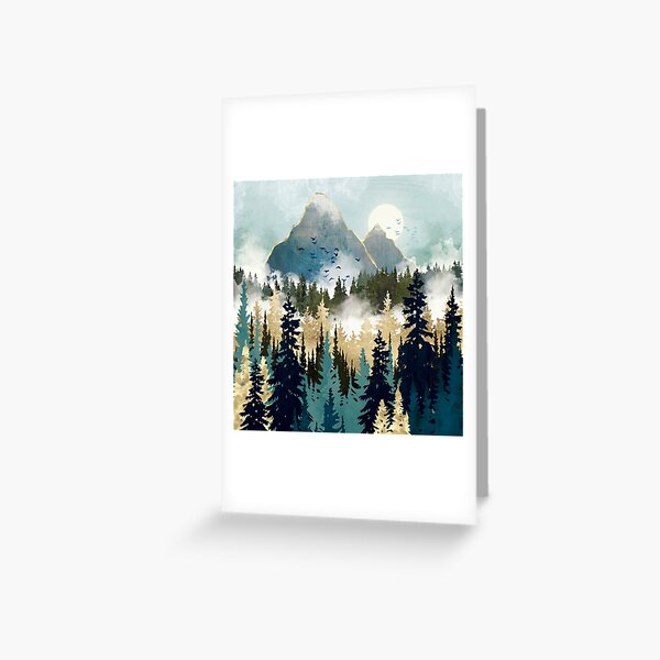 Item preview, Misty Pines designed and sold by spacefrogdesign.