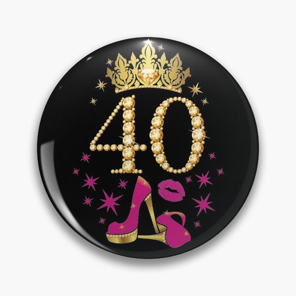 Item preview, Diseño del 40 cumpleaños. Fiesta de cumpleaños de mujer. designed and sold by iclipart.