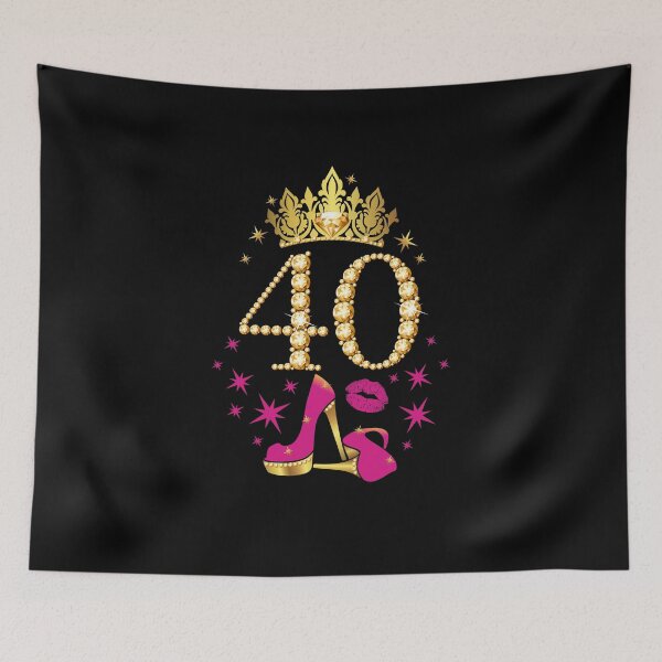 Item preview, 40th Birthday design. Birthday party woman’s  designed and sold by iclipart.