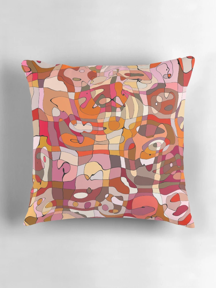 Aperçu 3 sur 4. Coussin avec l'œuvre Dog Days créée et vendue par " RiSH ".