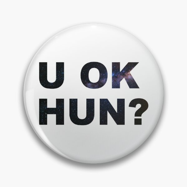 Item preview, U OKAY HUN? Space Print designed and sold by AnnieDesignCo.