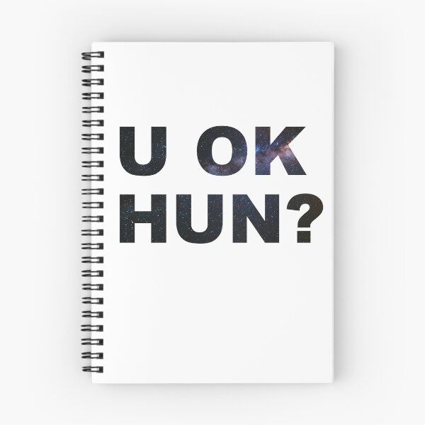 Item preview, U OKAY HUN? Space Print designed and sold by AnnieDesignCo.