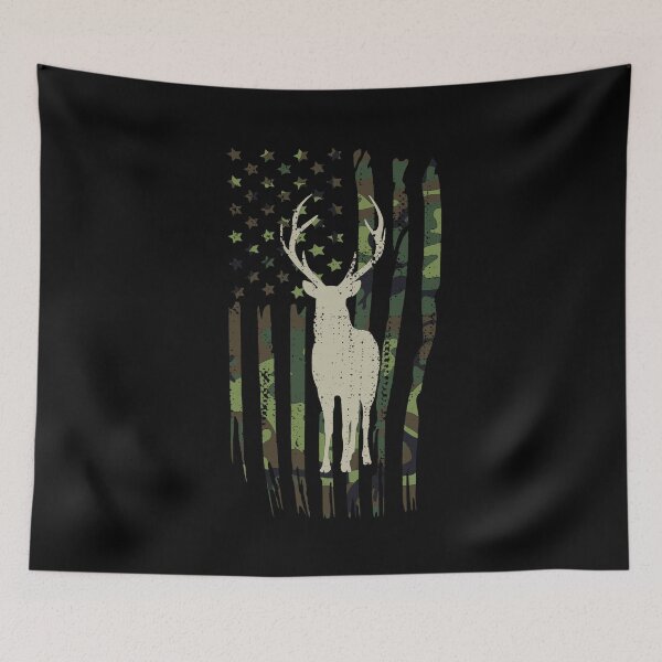 Item preview, Deer Hunting Camouflage American Flag  designed and sold by Vanover Designs.