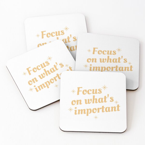 Item preview, Photographer saying "Focus on what's important" designed and sold by irenececilia.