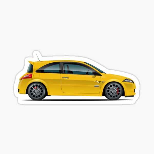 Renault Megane Rs R26 - Set Stickers  Renault F1 Team  Side / Sided