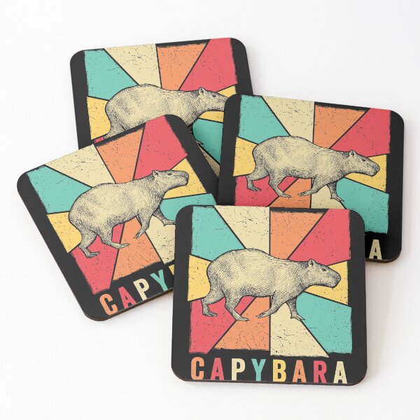 Item preview, Retro Vintage Style Capybara Design - Capybara designed and sold by CreativeVez.