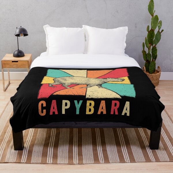 Artikelvorschau, Retro Vintage Style Capybara Design - Capybara entworfen und verkauft von CreativeVez.