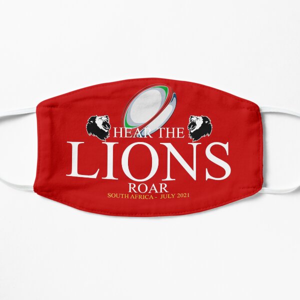 Écoutez le rugissement des Lions - Rugby 2021 Masque sans plis