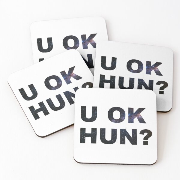 Item preview, U OKAY HUN? Space Print designed and sold by AnnieDesignCo.
