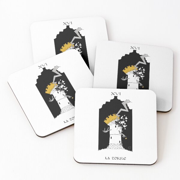 Item preview, Tarot XVI - The Tower designed and sold by Viviana Carollo.
