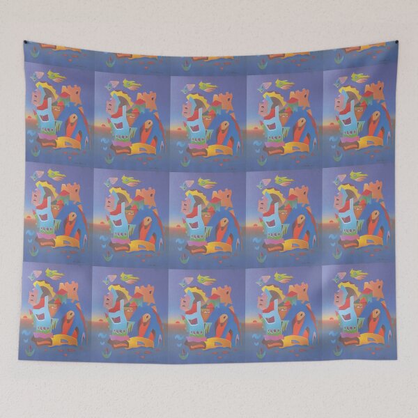 Item preview, French village by the sea designed and sold by AnnetteArt.