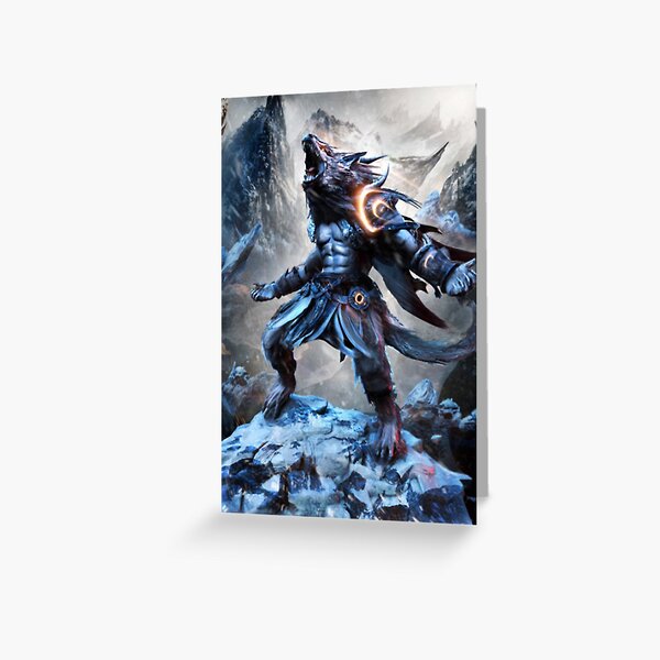 THE BEAST Greeting Card