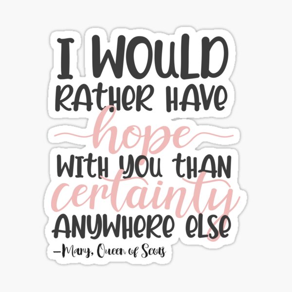 Frary Quote Sticker