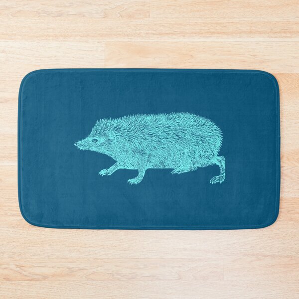 Item preview, hedgehog, hedgehog pet teal color, dark pink hedgehog, illustration, I like hedgehog, urchin, animal designed and sold by HerHim-beyond.