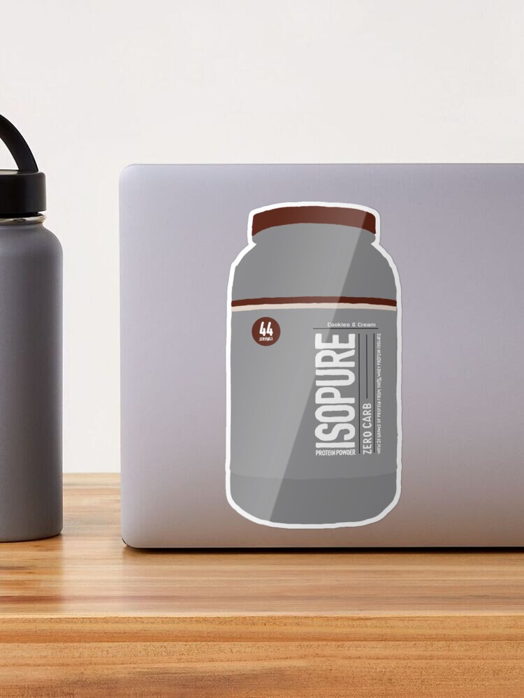 Isopure Protein Powder C&C Sticker for Sale by KingRockStudios