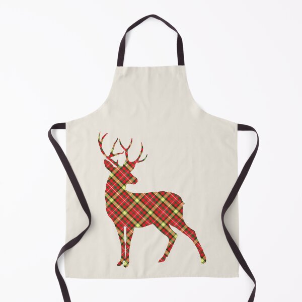 Item preview, Red Fantasy Tartan Deer Holiday Season designed and sold by ElJimmo.