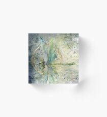 Beautiful Enchanted Dragonfly Acrylic Block