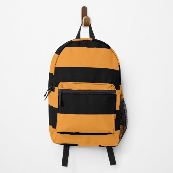 Item preview, Medium ORANGE and BLACK Horizontal STRIPES designed and sold by RachelMacht.