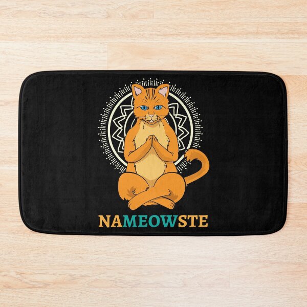 Item preview, Yoga Cat Lover Nameowste Kitty Fitness Gift designed and sold by 2blackcherries.