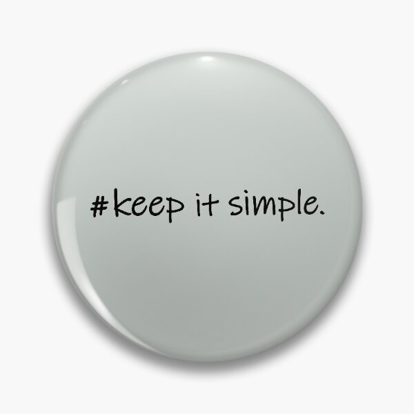 Item preview, Keep it simple design hashtag designed and sold by ourgreenway.