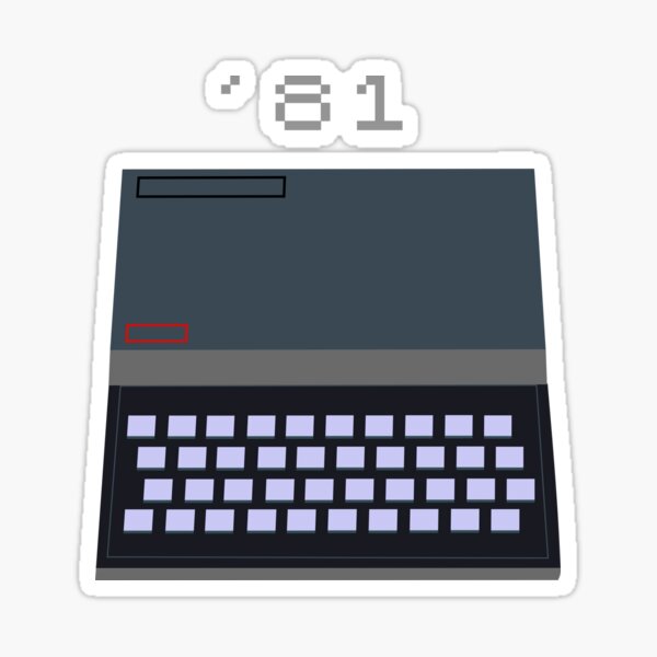 Sinclair ZX81 - It grows with you Sticker