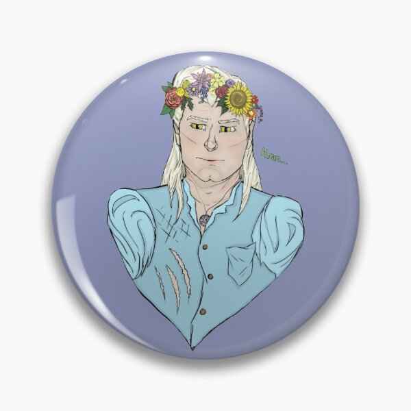 Item preview, Geralt in a Flower Crown designed and sold by Cat-Clawz.
