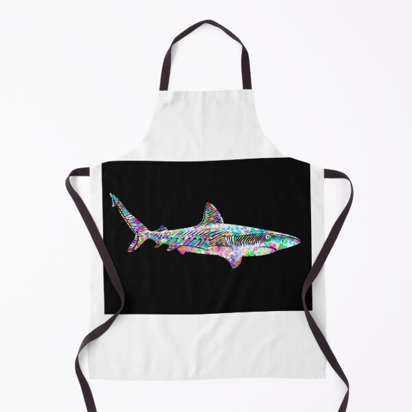 Item preview, SHARK watercolor and ink portrait .1 designed and sold by lautir.