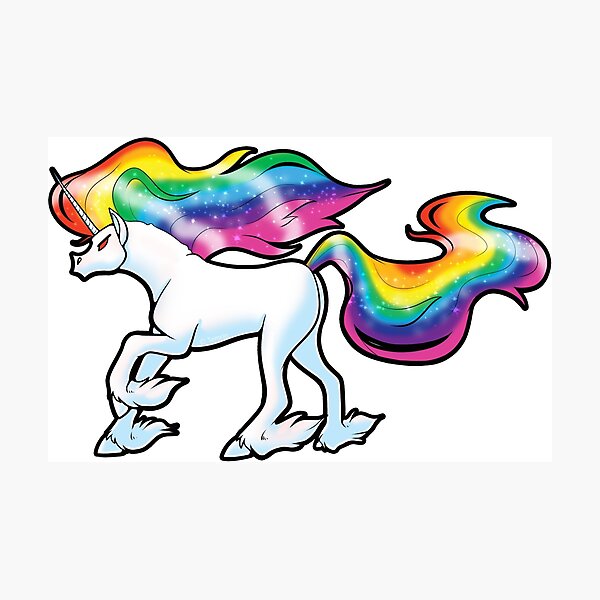Fierce (Holographic Stickers In Description!) Photographic Print