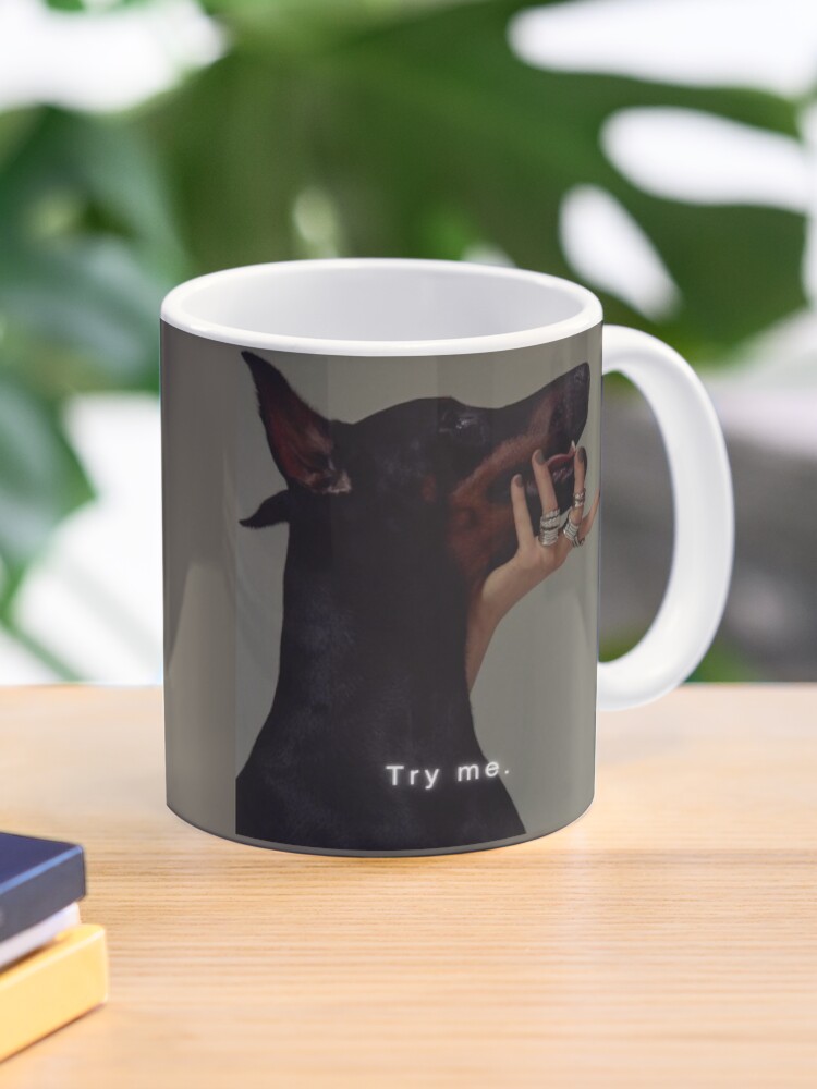 doberman mug