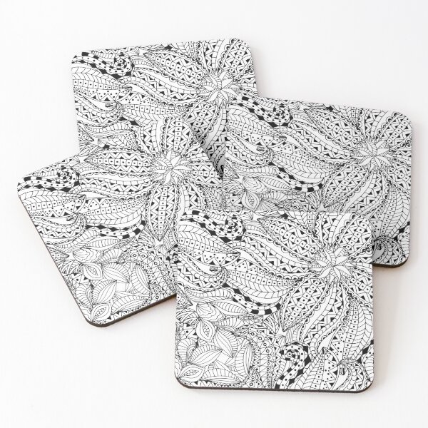 Item preview, Black and white patterns designed and sold by Iuliia Nerd.