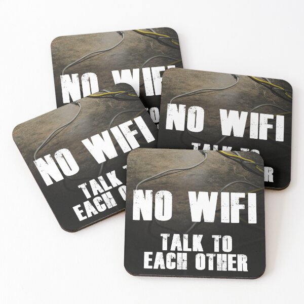 Item preview, No WiFi Talk to Each Other themed work designed and sold by AngeloDeVal.