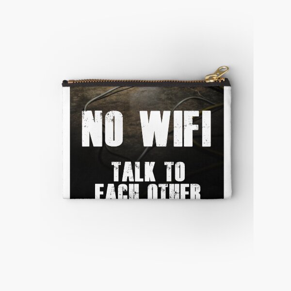 Item preview, No WiFi Talk to Each Other themed work designed and sold by AngeloDeVal.