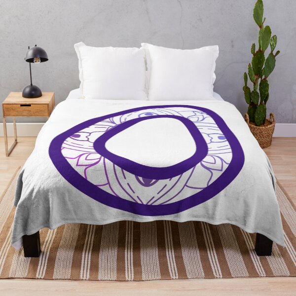 Item preview, Blue, Purple, Pink O letter Mandala designed and sold by Stacia Boyd.
