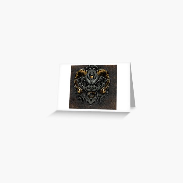 THE BEAST HORN Greeting Card