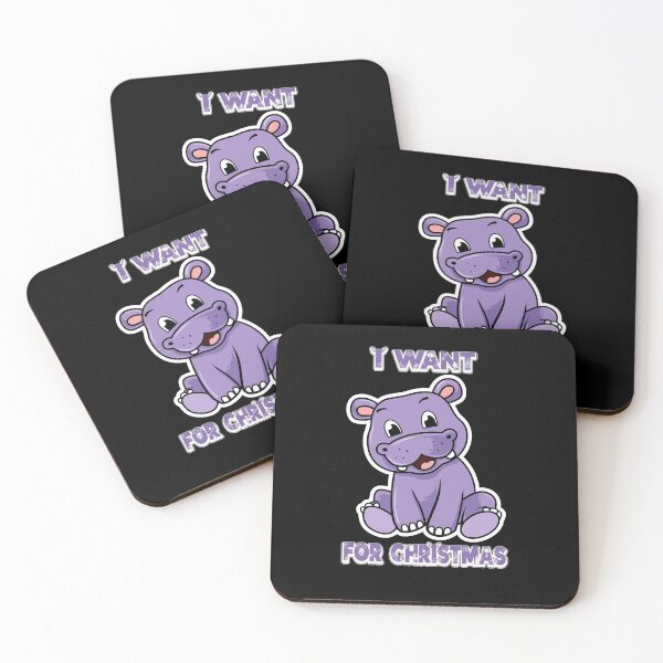 Item preview,  I want a hippopotamus for christmas designed and sold by fajali master.