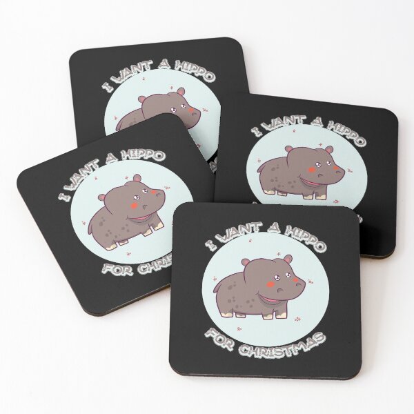 Item preview, I want a hippopotamus for christmas designed and sold by fajali master.