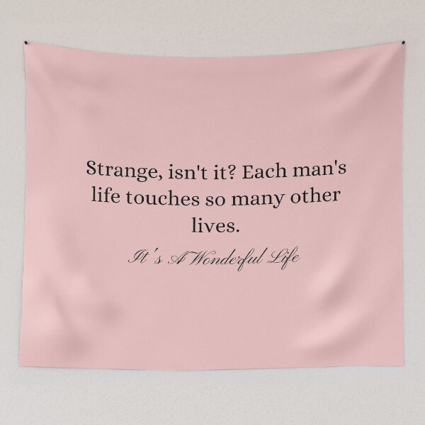 Item preview, It's A Wonderful Life: Strange, Isn't It? designed and sold by ralc.