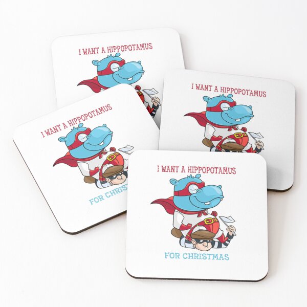Item preview,  I want a hippopotamus for christmas designed and sold by fajali master.