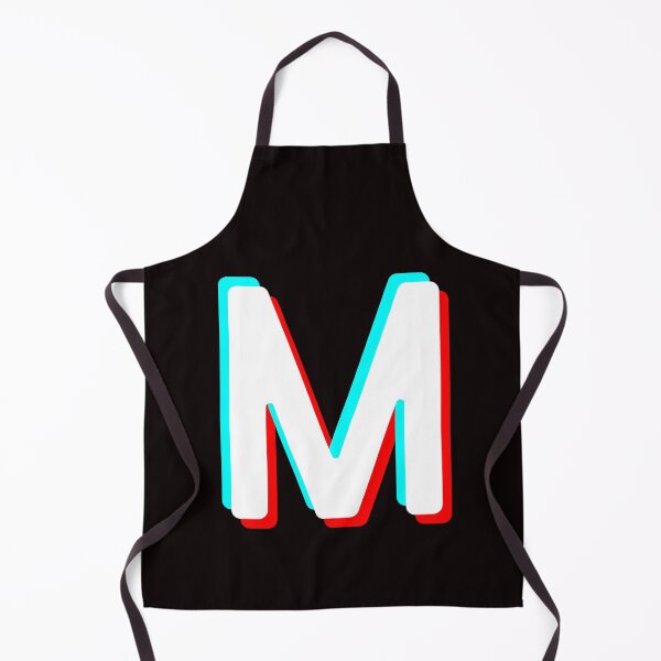 Item preview, TIKTOK Initial Monogram Letter M Copy designed and sold by miro-art.