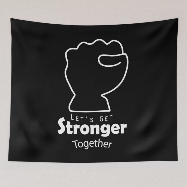 Item preview, Let's get stronger together hand fist #2 designed and sold by Roy Store.