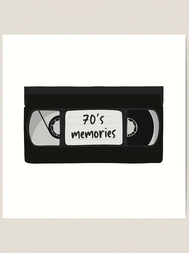 70s Memories VHS Cassette Tape Video