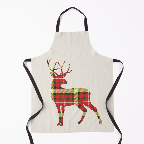 Item preview, Red Fantasy Tartan Stag Holiday Season designed and sold by ElJimmo.
