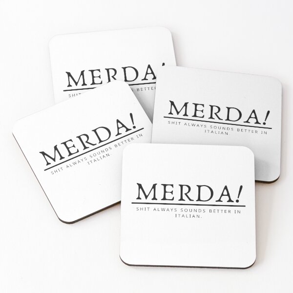 Item preview, Merda (Shit always sounds better in Italian) designed and sold by molamode.