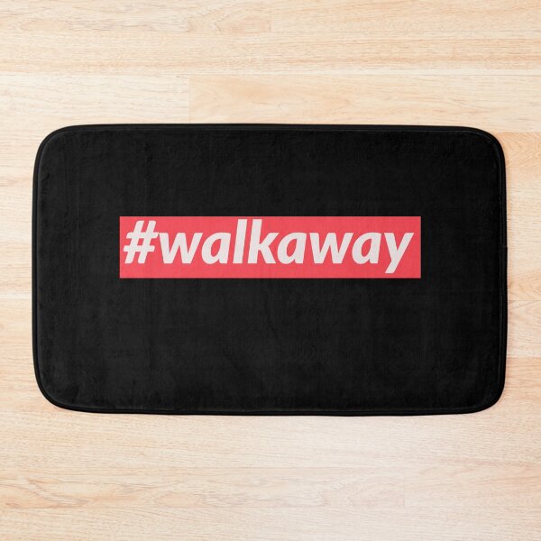 Item preview, Red Box Walk Away Movement Hashtag - #wakway  designed and sold by Sutra-Lotus-Co.