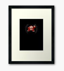 Donkey Kong - Sprite Badge Framed Print