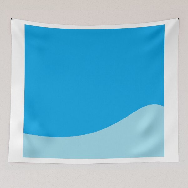 Item preview, Blue and light blue wave  designed and sold by Sofiadds.