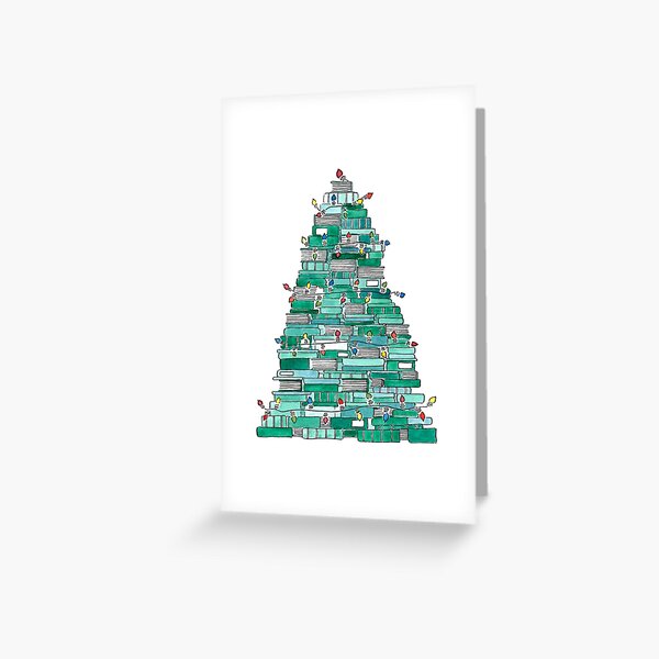 Item preview, Christmas Book Tree and Twinkle Lights designed and sold by Emma Mildred Cowell.
