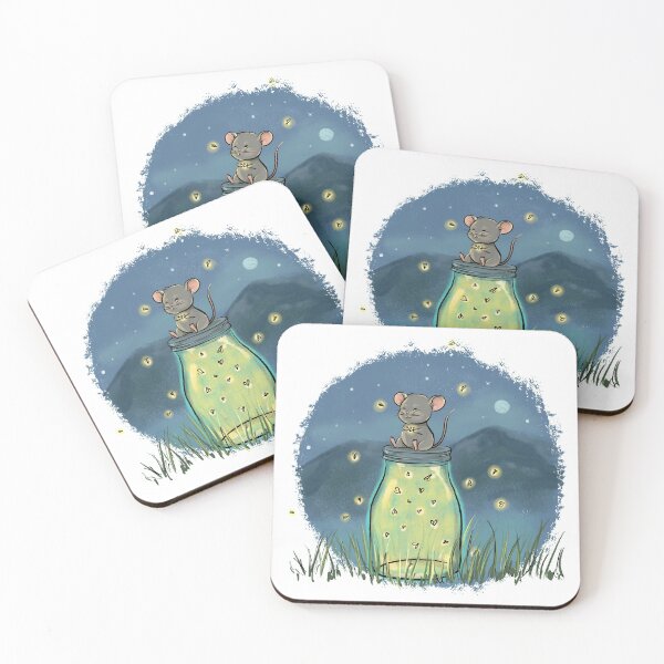 Item preview, Little Mouse and the Fireflies Into the Forest designed and sold by CreativeBu.